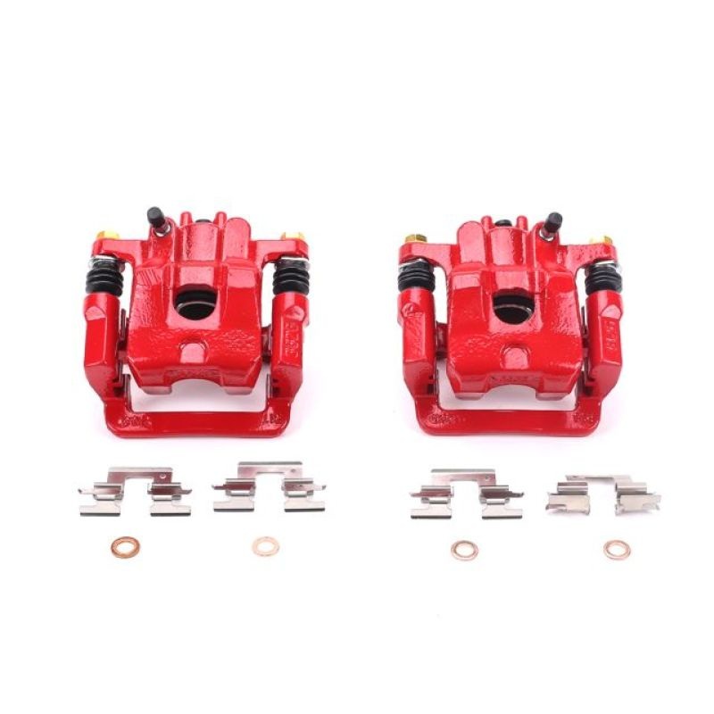 Wilwood AERO4 RearTruck Kit 14.25in Drill Red 1999-2010 GM 1500-SUV 2 Piston OE Caliper